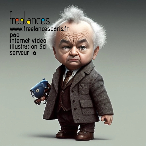 Pao mise en page internet vidéo illustration 3d serveur image IA générative AI freelance paris studio de création magazines 95GUW550